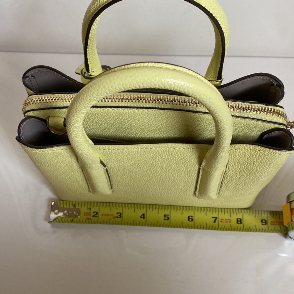 Kate Spade Collection Margaux Mini Satchel Top Handle Bag in Lemon Sorbet - Picture 5 of 11